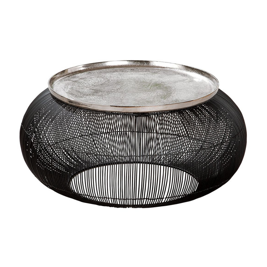 Puntual metal coffee table