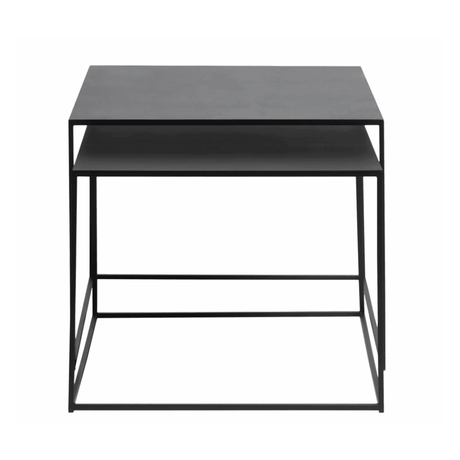 Pebble fém dohányzóasztal 2-es szettben - Dutch Home