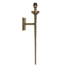 Torch metal wall lamp