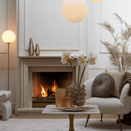 Medina marble floor lamp