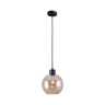 Lava 3-bulb dark gray glass pendant lamp