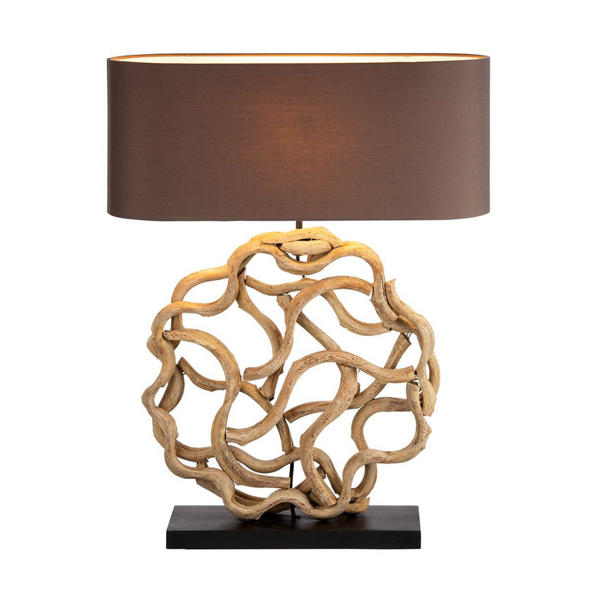 Wood fa asztali lámpa