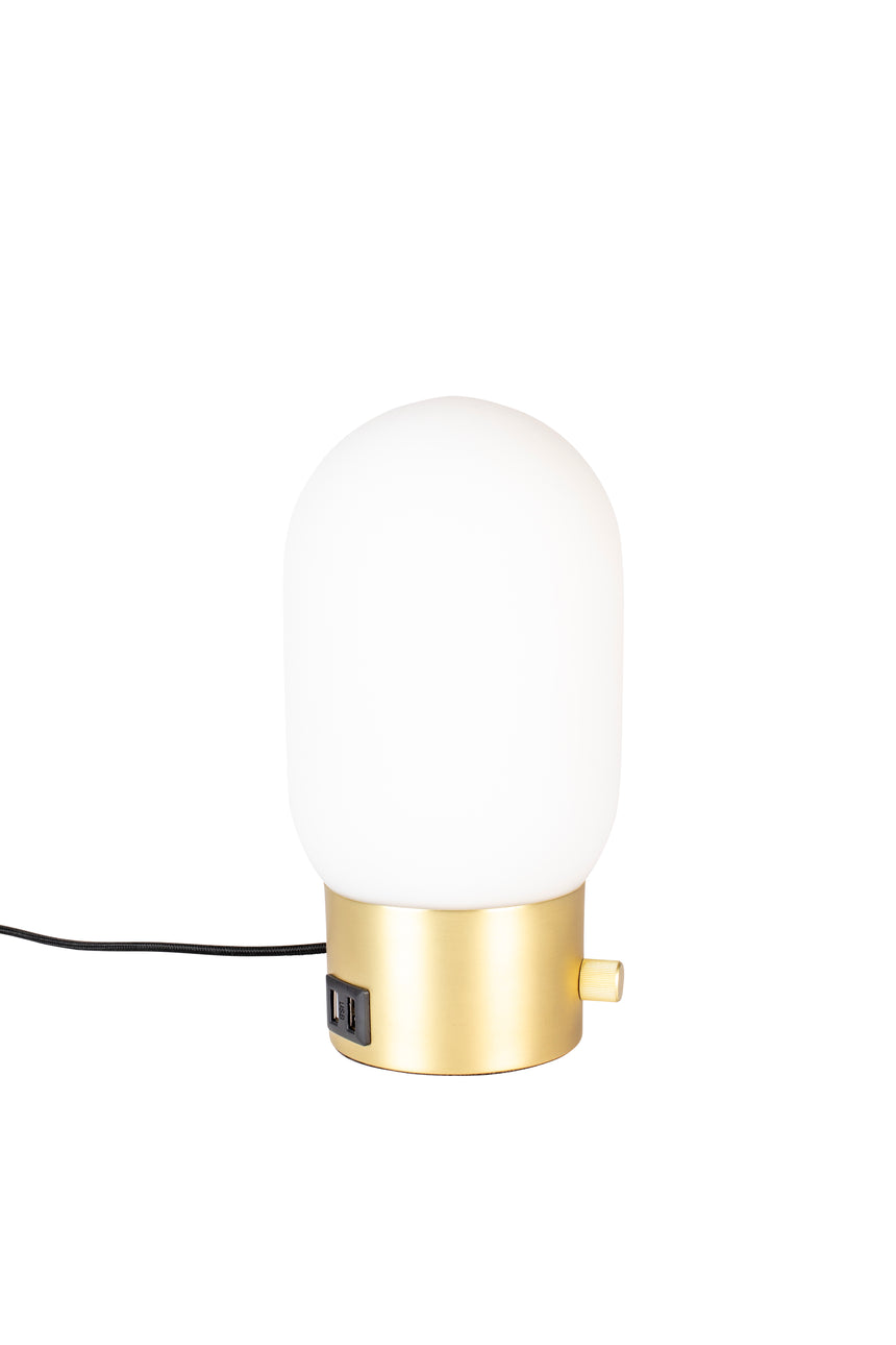 Urban charger üveg asztali lámpa