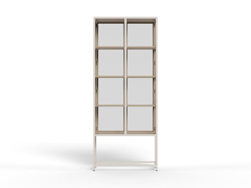 Seaford glass cabinet 77x186
