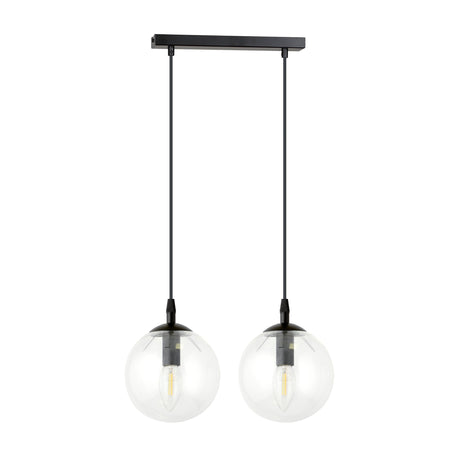 Cosmo 2 BL glass pendant lamp
