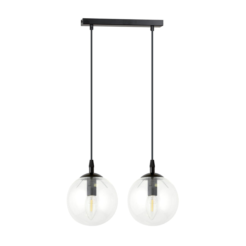 Cosmo 2 BL glass pendant lamp