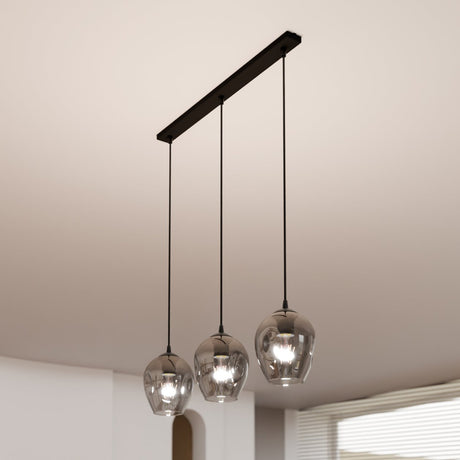 Istar 3 BL Graphite metal pendant lamp