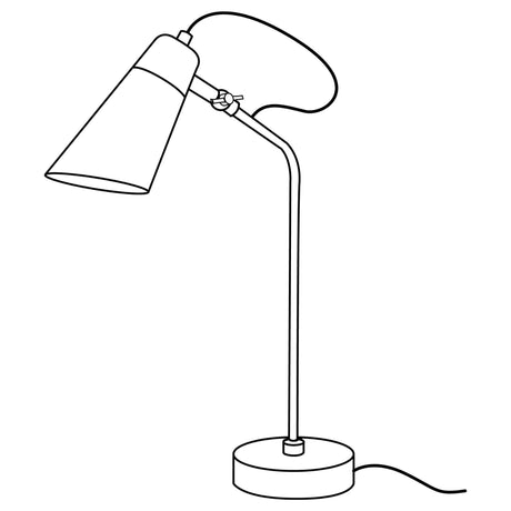 Disk fém asztali lámpa-1