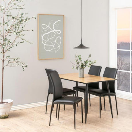 Demina textile leather chair