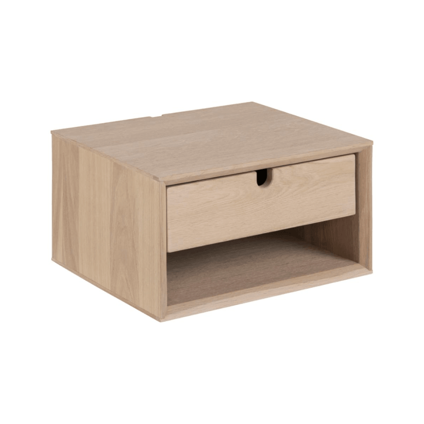 Century wooden wall-mounted bedside table 37x21