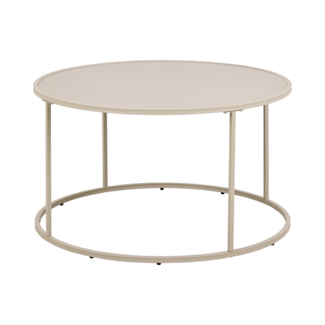 Seaford wooden coffee table Ø80