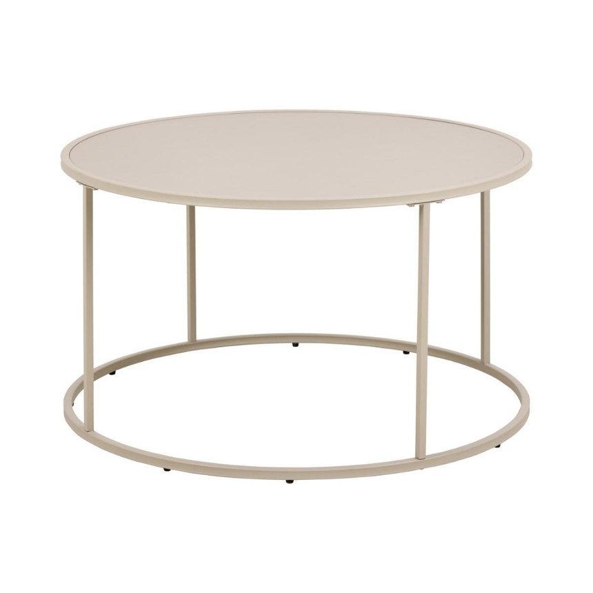 Seaford wooden coffee table Ø80