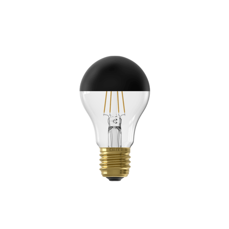 Top mirror A60 Black Straight bulb, LED E27