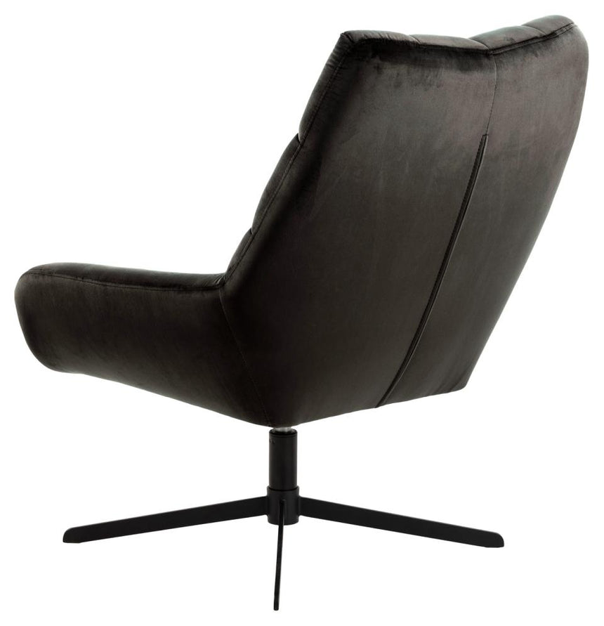 Paris velvet swivel chair