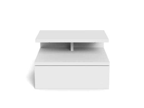 Ashlan wall-mounted wooden bedside table 35x23