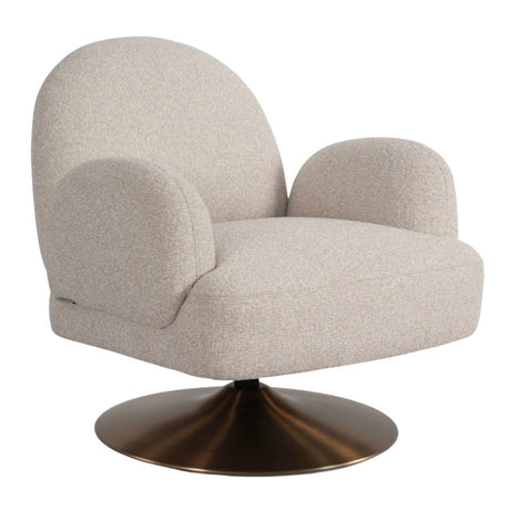 Cassie fabric pouf
