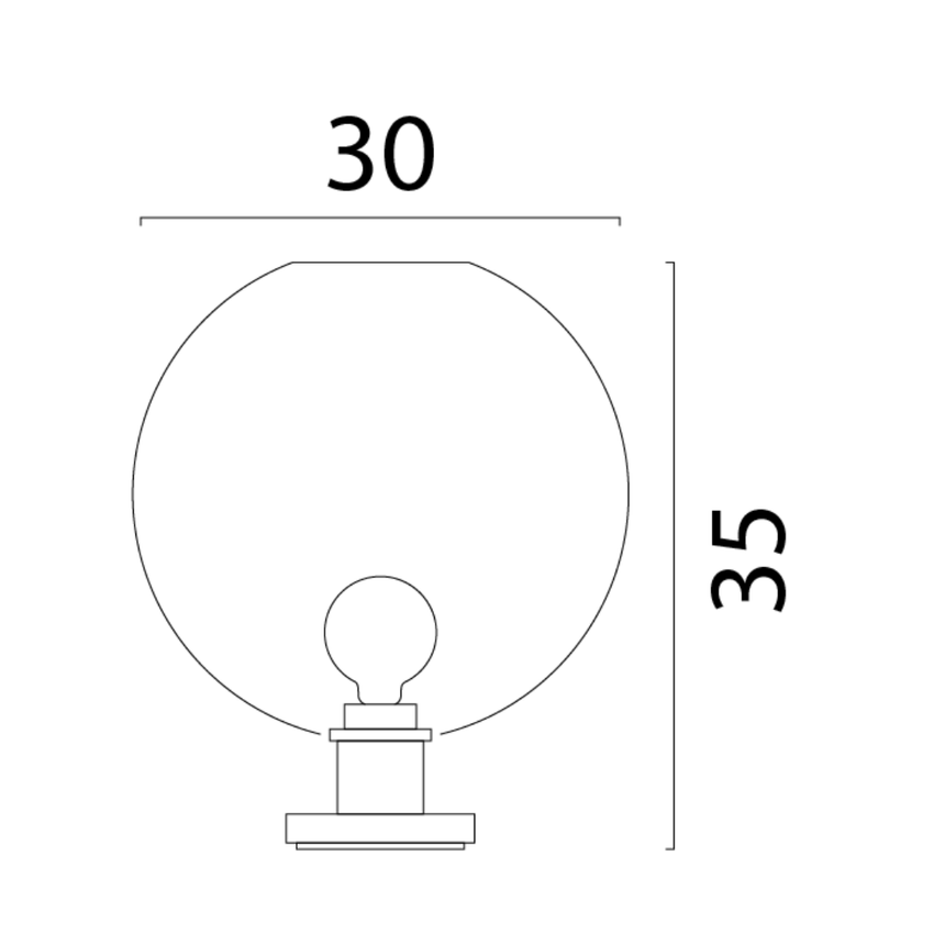 Lava 3-bulb dark gray glass pendant lamp