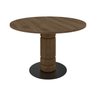 Beads wooden dining table Ø120