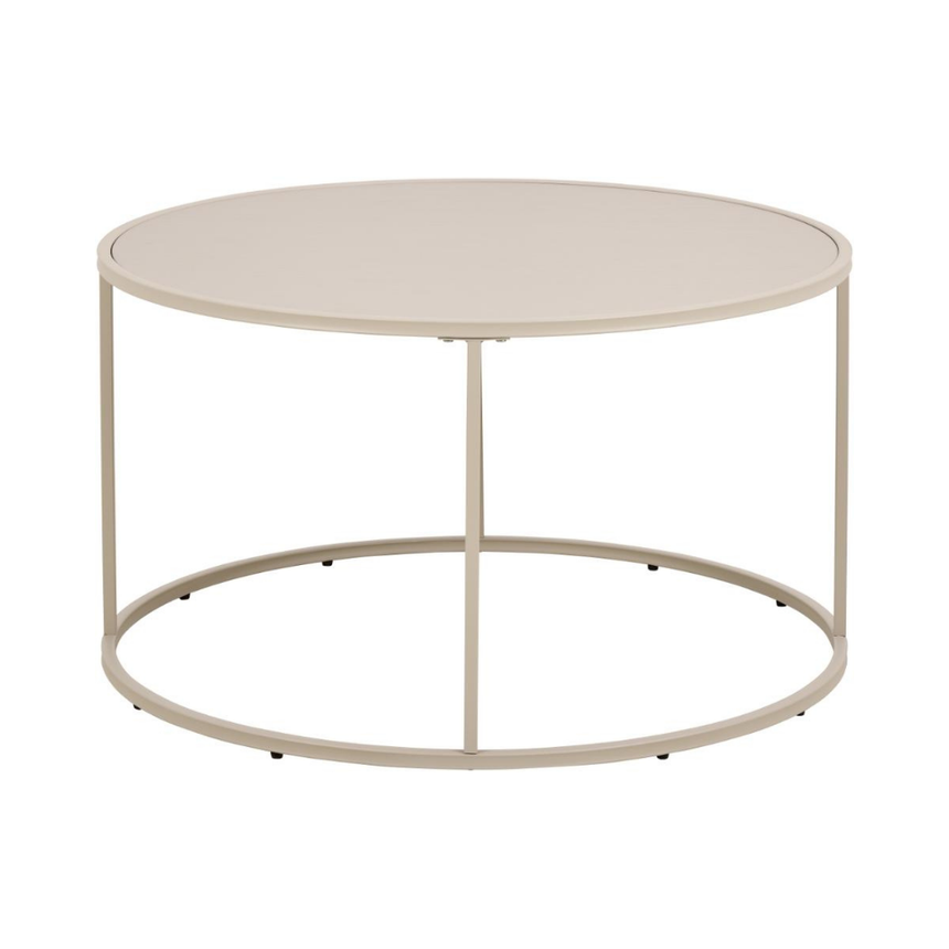 Seaford wooden coffee table Ø80