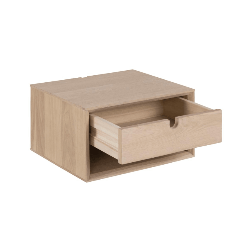 Century wooden wall-mounted bedside table 37x21
