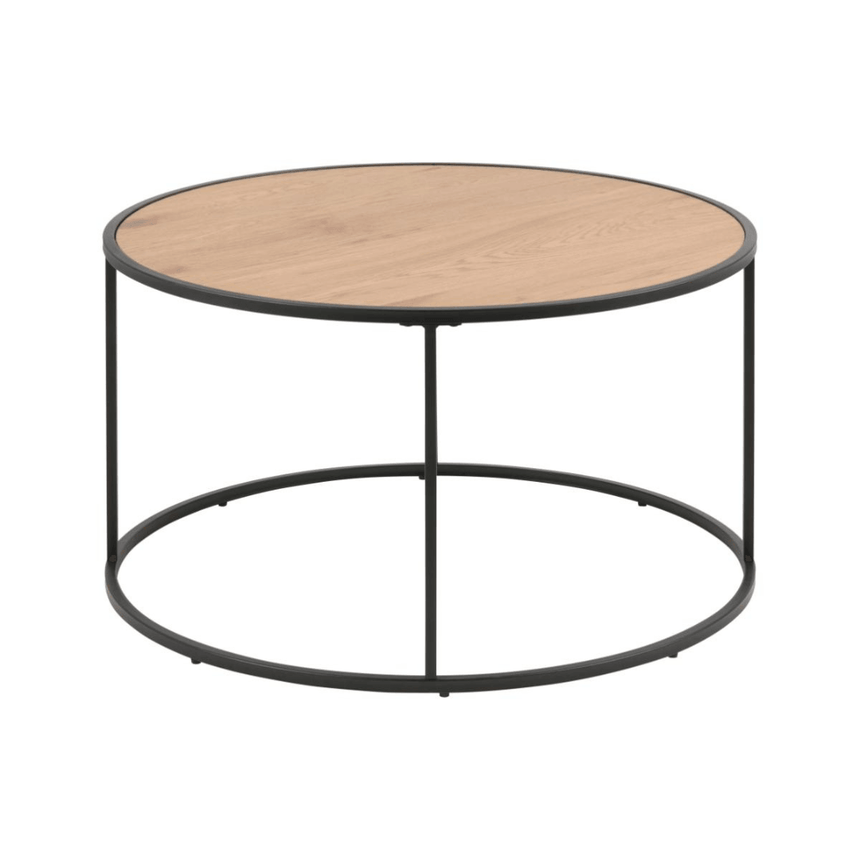 Seaford fa dohányzóasztal Ø80