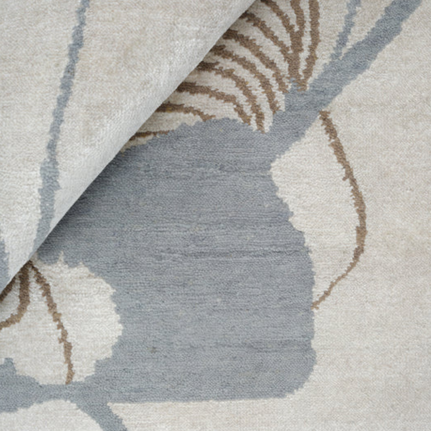 Muted Frontier wool rug