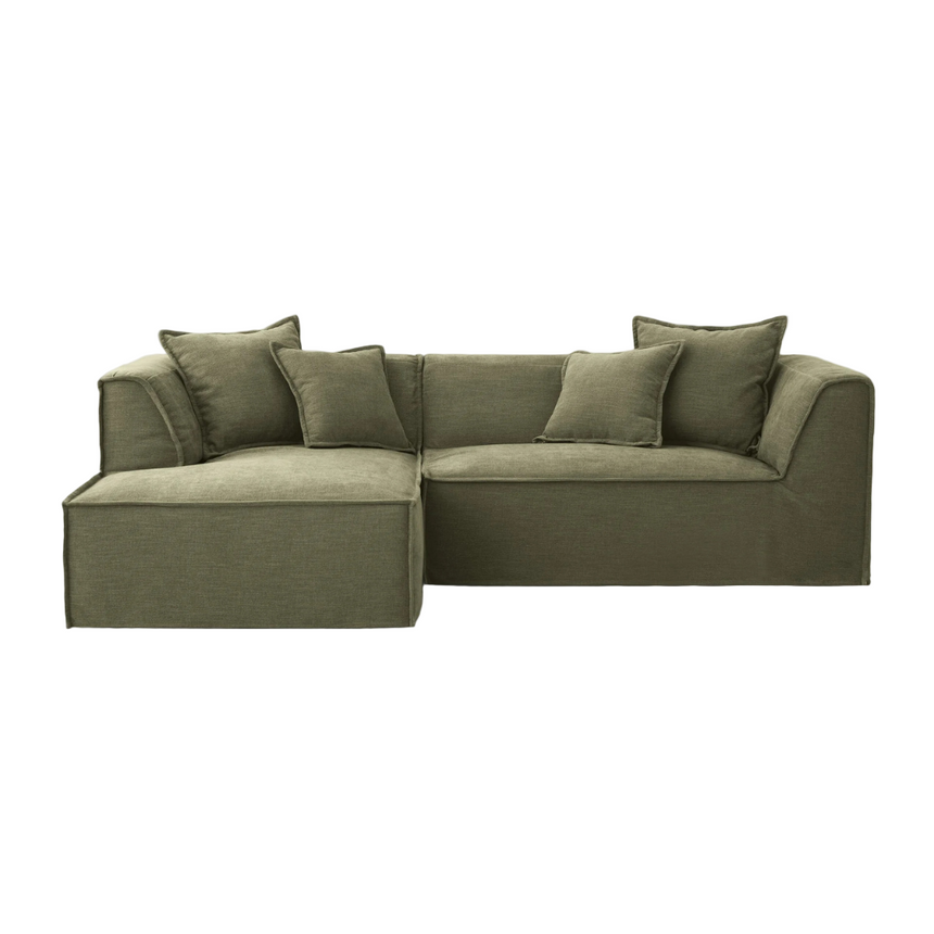 Milton balos szövet sarokkanapé