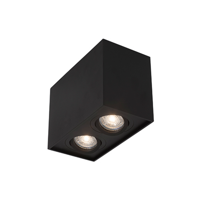 Di Moda metal ceiling lamp with black socket
