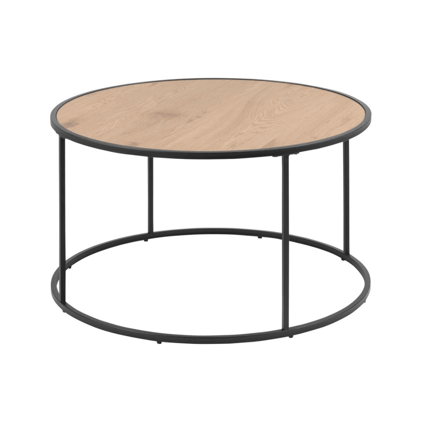 Seaford fa dohányzóasztal Ø80