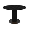 Beads wooden dining table Ø120
