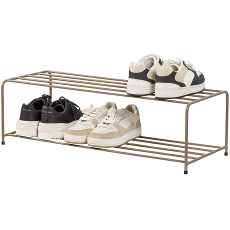 Josse taupe shoe rack