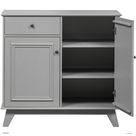 Lily 2-door, 1-drawer wooden cabinet