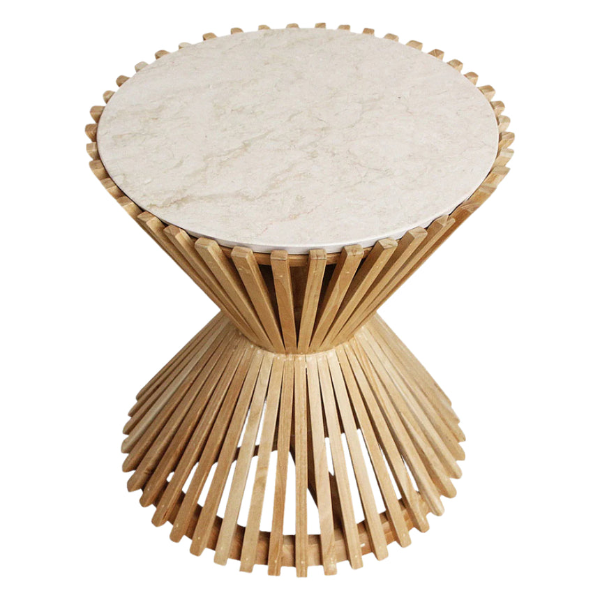 Infinity marble side table Ø46