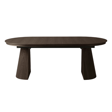 Mana extendable wooden dining table with natural legs