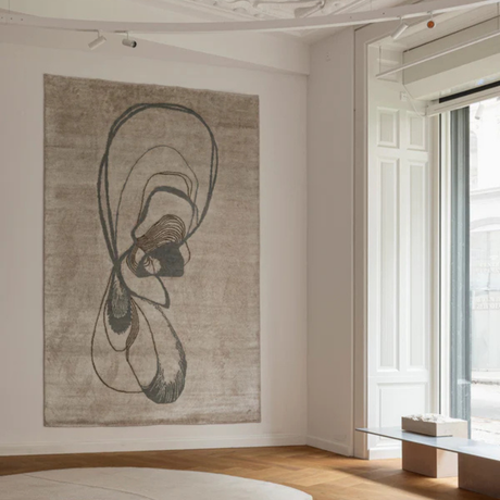 Muted Frontier wool rug