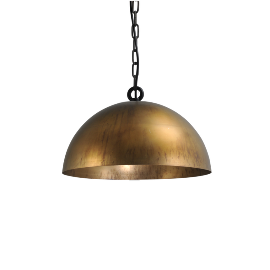 Larino 1-bulb copper-colored metal pendant lamp