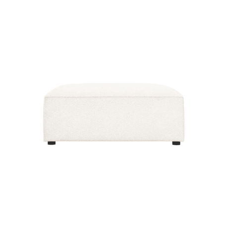 Jodie ascot bouclé pouf