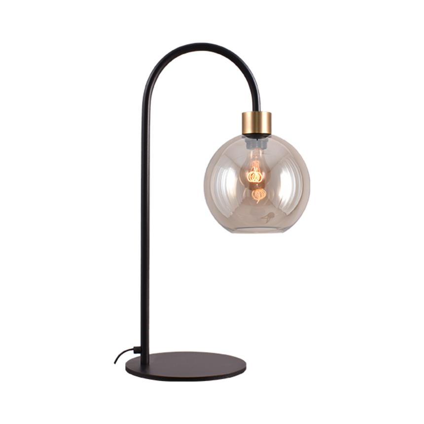 Lazise üveg asztali lámpa arany foglalattal 61