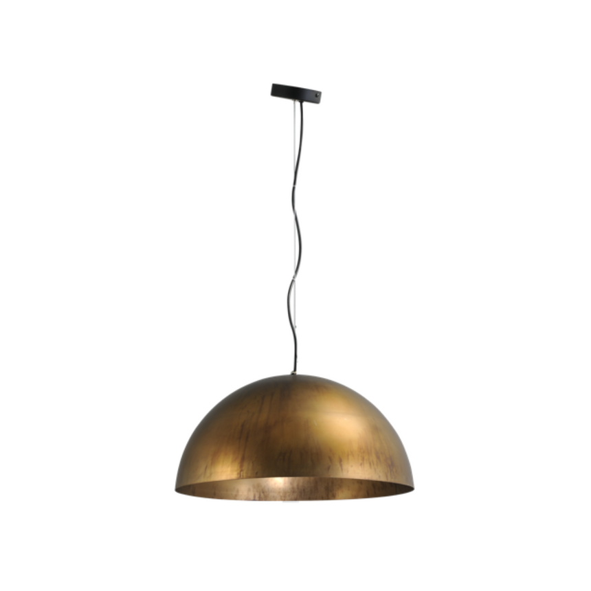 Larino 1-bulb copper-colored metal pendant lamp