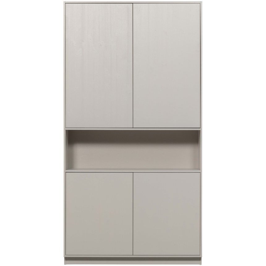 Finca 4-door wooden cabinet