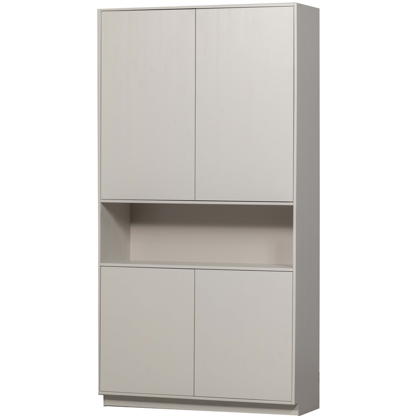 Finca 4-door wooden cabinet