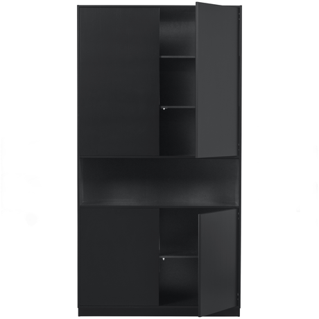 Finca 4-door wooden cabinet