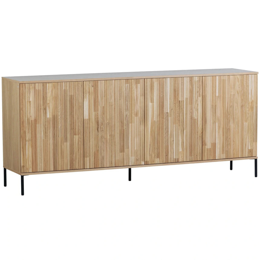 New Gravure 4-door wooden chest of drawers