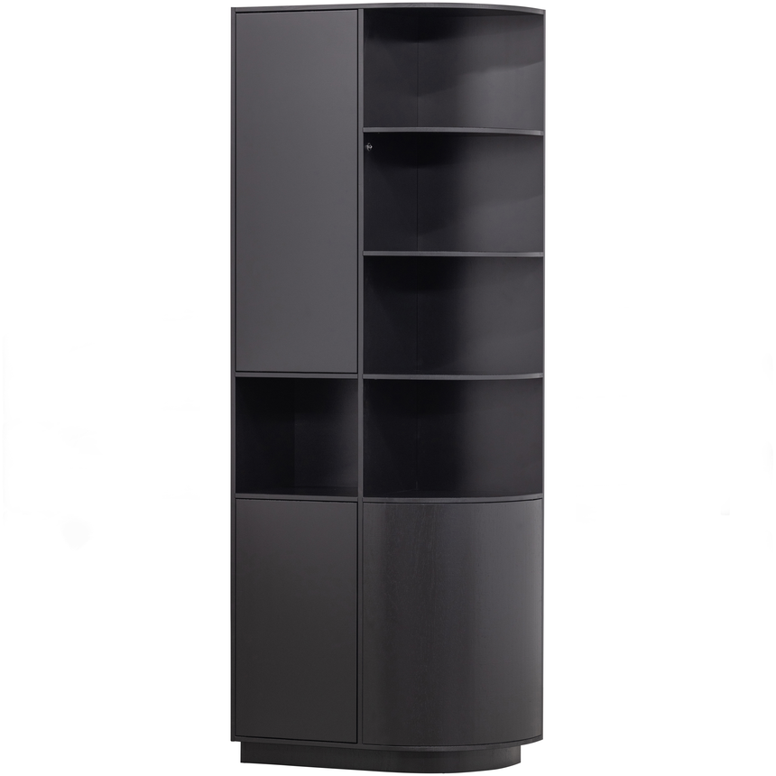 Finca 3-door wooden cabinet left