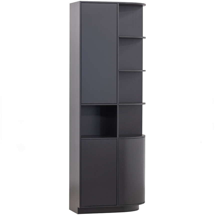 Finca 3-door wooden cabinet left