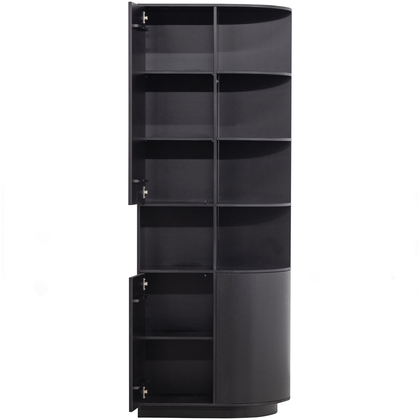 Finca 3-door wooden cabinet left