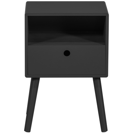 Ozzy wooden bedside table with drawers