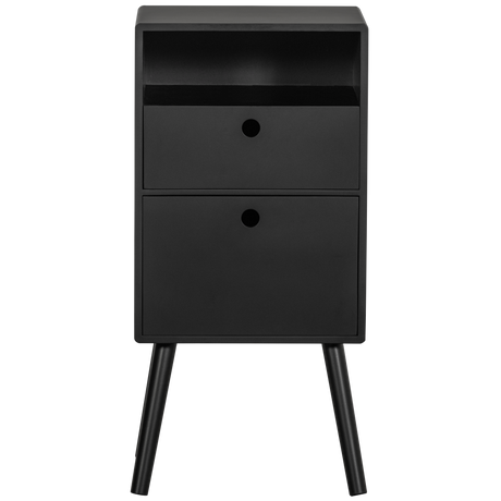 Ozzy 2 fiókos fa éjjeliszekrény - Dutch Home