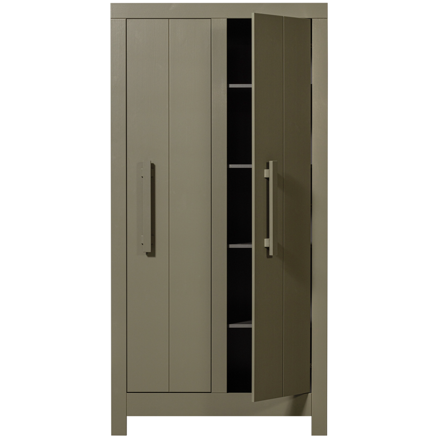 Bobby 2-door wooden cabinet