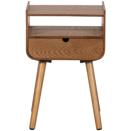 Nils fiókos fa éjjeliszekrény - Dutch Home